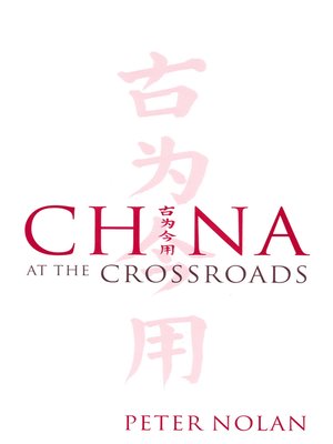 cover image of China at the Crossroads
